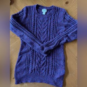 Cable knit sweater